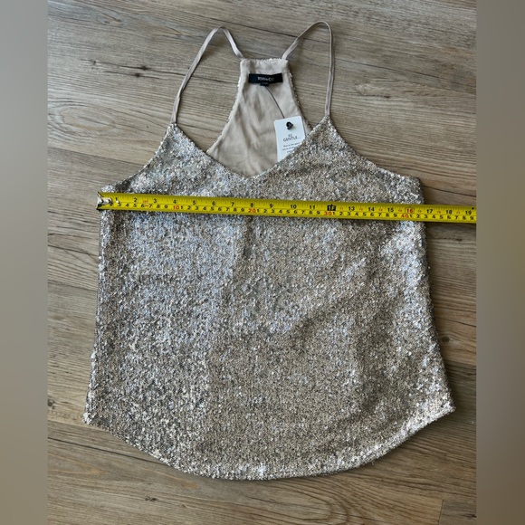 NWT RW & Co sequin tank - Picture 5 of 6